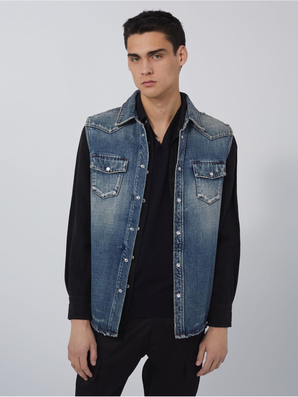IRO 🤩 SOVAM DENIM OVERSHIRT ($345 Retail!!)